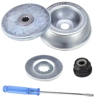 Set van 5 adapters voor grasmaaier en bosmaaier blades