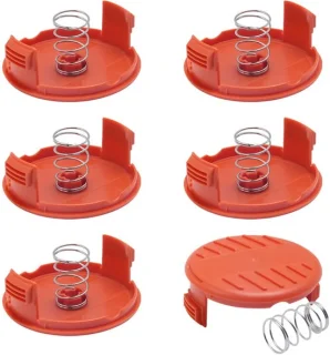 Set van 6 vervangspoelen voor grasmaaier en trimmer