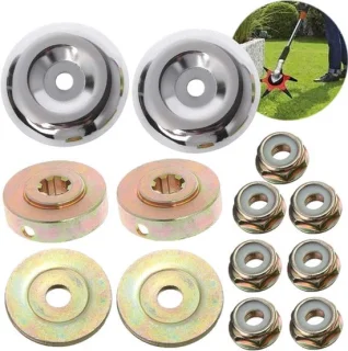 Set van 8 bosmaaier versnellingsbak adapters met 5 trimmerdraden