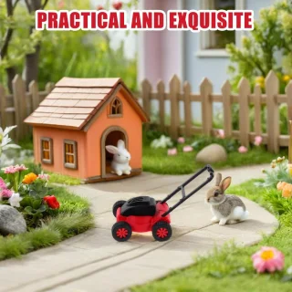SHINEOFI miniatuur grasmaaier voor poppenhuisdecoratie