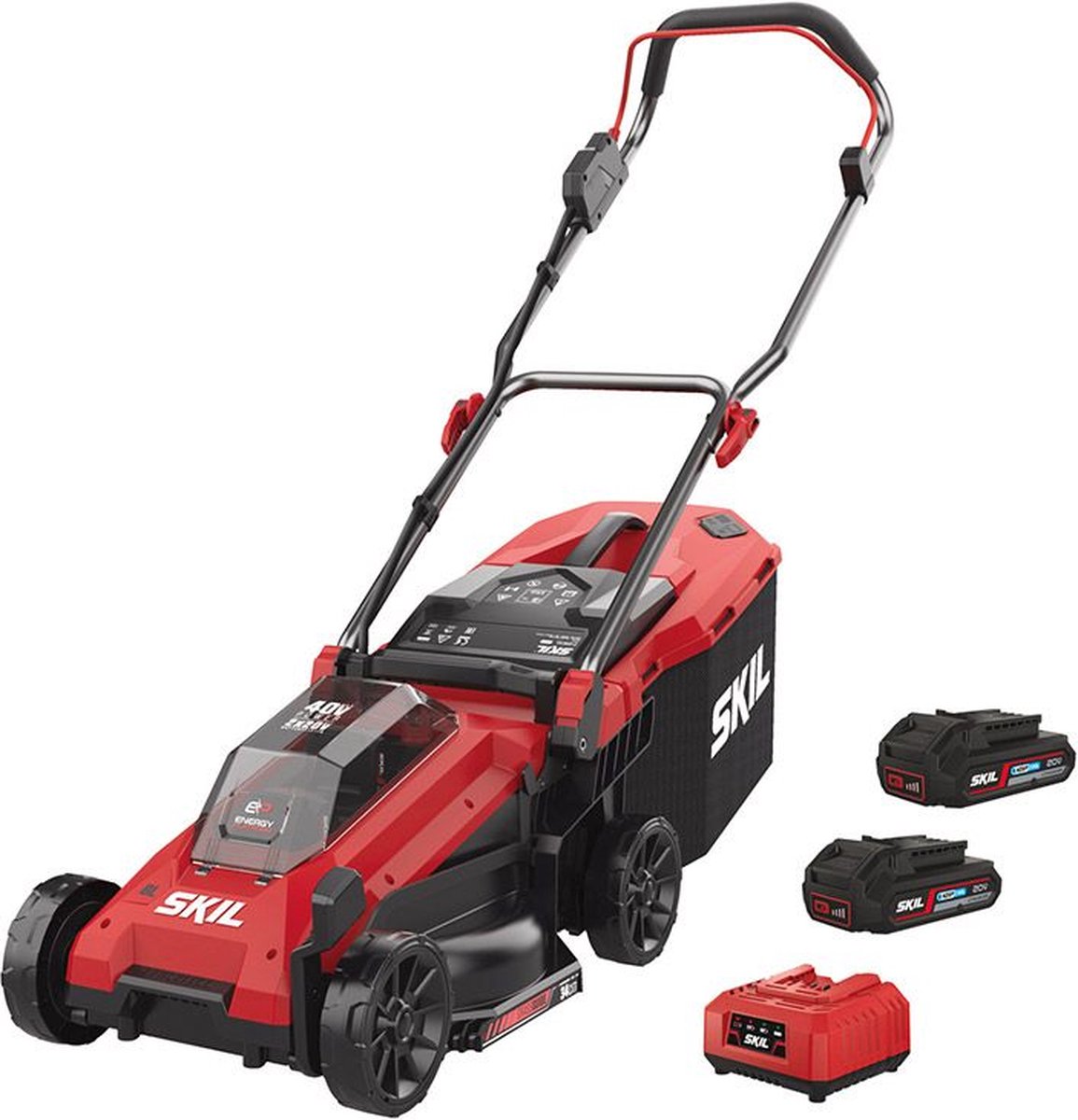 De Skil 20V Accugrasmaaier Set 2x in één oogopslag