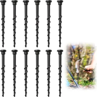 SnelShoppen 12 aardbouten voor grasmaaier, 14 cm