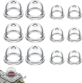 SnelShoppen - 12 stuks bosmaaier primer peer 19 mm en 22 mm, oliebeker voor benzinezaag, grasmaaier, heggenmachine, ventilator en carburateur