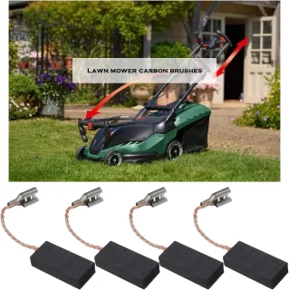SnelShoppen - 2 paar grasmaaier koolborstels 6.3x11.3x24 mm voor 320 ER en ARM 32