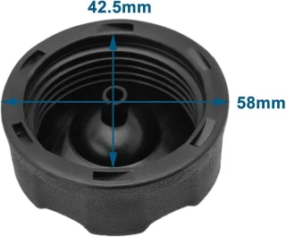 SnelShoppen - 2 Pack Vervangende Brandstoftankdop voor Grasmaaier 411919 - Geschikt voor AL-KO Motor PRO 140/QSS OHV/PRO 160/QSS OHV - Kwaliteitsonder