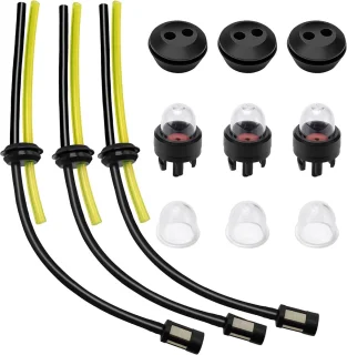 SnelShoppen 2 sets brandstofslang en brandstoffilter 3 mm x 5,5 mm