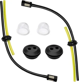 SnelShoppen 2 sets brandstofslang en brandstoffilter 3 mm x 5,5 mm