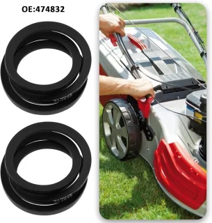 SnelShoppen 2 stuks v-snaar voor grasmaaier 825mm type 474832