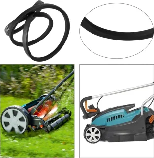 SnelShoppen 2 stuks v-type rubber aandrijfriem 1270 mm buitenomtrek, 1219 mm binnenomtrek, 12,7 mm breed