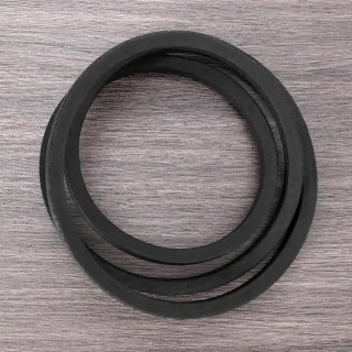 SnelShoppen 2 stuks v-type rubber aandrijfriem 1270 mm buitenomtrek, 1219 mm binnenomtrek, 12,7 mm breed