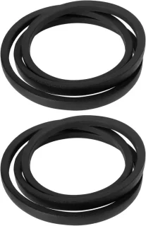 SnelShoppen 2 stuks v-type rubber aandrijfriem 1270 mm buitenomtrek, 1219 mm binnenomtrek, 12,7 mm breed