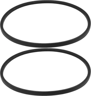 SnelShoppen - 2 stuks v-type rubber aandrijfriem, 747 mm buitenomtrek, 710 mm binnenomtrek, 10 mm breed