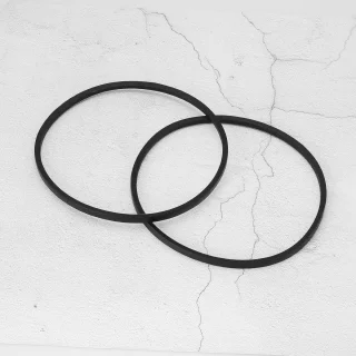 SnelShoppen - 2 stuks v-type rubber aandrijfriem, 747 mm buitenomtrek, 710 mm binnenomtrek, 10 mm breed