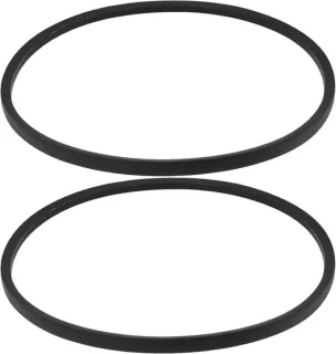 SnelShoppen - 2 stuks v-type rubber aandrijfriem, 747 mm buitenomtrek, 710 mm binnenomtrek, 10 mm breed