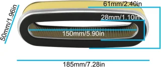 SnelShoppen 2x grasmaaier luchtfilter 17210-ZE6-505/17210-ZE6-003 voor Honda HR194 HR214 HRA214 HR1950 HR2150 HRA2150