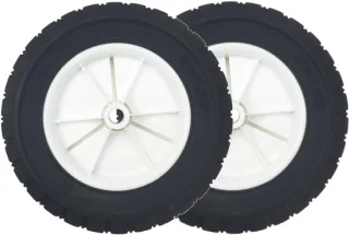 SnelShoppen 2x Ø200mm vervangwielen 12.7mm as