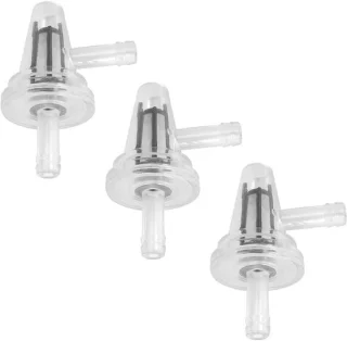SnelShoppen 3 stuks dieselbrandstoffilter 1/4 inch 6mm voor grasmaaier en scooter