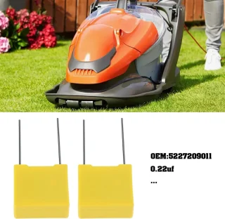 SnelShoppen - 4 stuks capacitor voor grasmaaier, 0,22 uF, voor Flymo-grasmaaiers