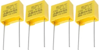 SnelShoppen - 4 stuks capacitor voor grasmaaier, 0,22 uF, voor Flymo-grasmaaiers