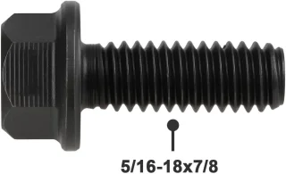 SnelShoppen 4 stuks grasmaaier spindelschroef 5/16-18x7/8" voor Toro