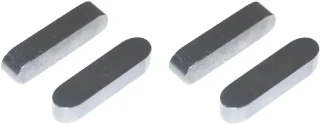 SnelShoppen 4 x drive shafts voor Paspoort Lente Wedge Halve Maan Wedge 8x7x50mm