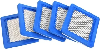 SnelShoppen 5 stuks luchtfilter voor grasmaaier 491588, 491588S, 399959, PT15853