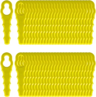 SnelShoppen 50 stuks vervangbladen RAC158 voor Ryobi grasmaaier - PA6 nylon