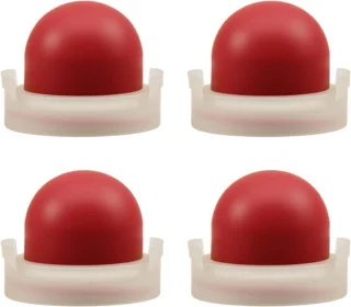 SnelShoppen 6 stuks 694394 carburetor primer pear 23 mm rood