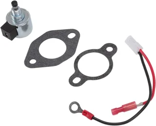 SnelShoppen - Carburetor Brandstof Solenoïde Vervanging voor Grasmaaier, Hoogwaardige Aluminium Solenoïde, Eenvoudige Installatie, Voor Tuin en Buiten