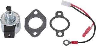 SnelShoppen - Carburetor Brandstof Solenoïde Vervanging voor Grasmaaier, Hoogwaardige Aluminium Solenoïde, Eenvoudige Installatie, Voor Tuin en Buiten