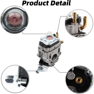 SnelShoppen carburetor kit voor grasmaaier 52cc, 49cc, 43cc