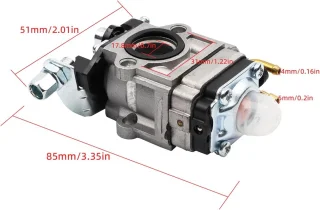 SnelShoppen carburetor kit voor grasmaaier 52cc, 49cc, 43cc