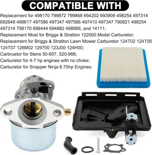 SnelShoppen - carburetor voor grasmaaier 799868 498170