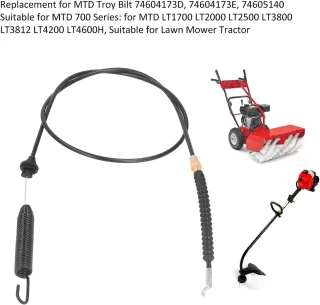 SnelShoppen cover koppelingskabel met veer voor MTD 700-serie grasmaaiertractor 74604173D 746041
