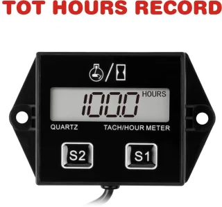 SnelShoppen Digitale snelheidsmeter HM011A voor ZTR-grasmaaier, tractor, marine, generat