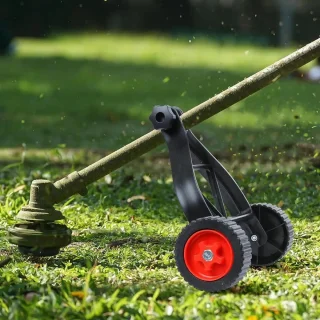 SnelShoppen - Graszager met Verstelbare Steun voor Grastrimmer met Wielen, Ondersteuningswiel voor Grasmaaier, Elektrische Borstelsnijder Accessoires