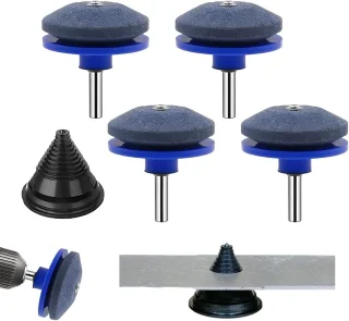 SnelShoppen lawn mower blunt blade sharpener voor elektrische handboor pack van 5
