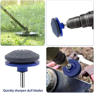 SnelShoppen lawn mower blunt blade sharpener voor elektrische handboor pack van 5