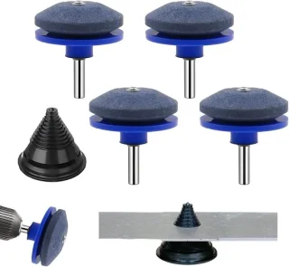 SnelShoppen lawn mower blunt blade sharpener voor elektrische handboor pack van 5