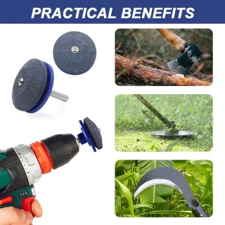 SnelShoppen lawn mower blunt blade sharpener voor elektrische handboor