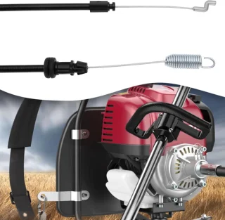 SnelShoppen - Maaiersnoer 1365mm Voor Grasmaaier Koppelingskabel 381030051/0 Geschikt voor Mountfield SP53H Tuin Grasmaaier Onderdelen