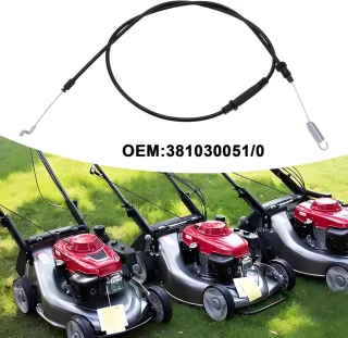 SnelShoppen - Maaiersnoer 1365mm Voor Grasmaaier Koppelingskabel 381030051/0 Geschikt voor Mountfield SP53H Tuin Grasmaaier Onderdelen