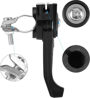 SnelShoppen - Mechanische Mula Accelerator Controle - Universele Grasmaaier Gashefboom - Tuin en Landbouw Accessoire - Geschikt voor 19mm Handlebar -