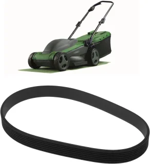 SnelShoppen - Molenriem 7PJE490 voor Grasmaaiers, Vervangingsriem voor MEB1637E Powerbase, 37cm Rotary Grasmaaiers, Duurzaam en Efficiënt