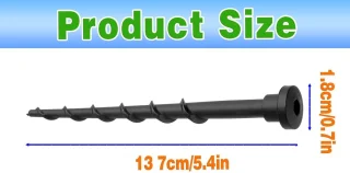 SnelShoppen - Oplaadstation voor Grasmaaier Schroeven Tuingereedschap Geschikt voor Automower 105 305 308 10 Stuks Zwart - Duurzaam Kunststof