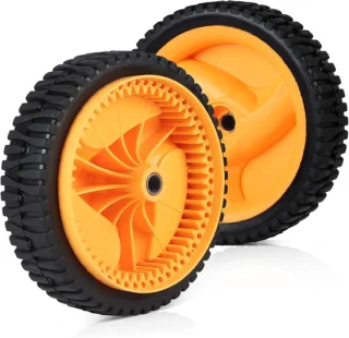 SnelShoppen - pack van 2 grasmaaier voorwielen