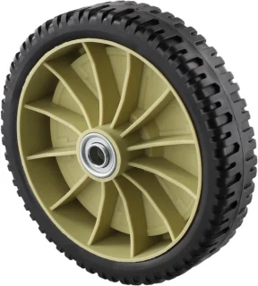 SnelShoppen plastic maaierwielen voor handgrasmaaier 19.5 cm diameter