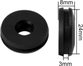 SnelShoppen rubber tubes voor brandstoftank, universele brandstofleiding, diameter 24mm