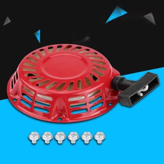 SnelShoppen - Rückstoßstarter voor 2KW 168F Innerator Trekstartset, Rasenmäher Startmechanisme met Rückholfedern, Tuinaccessoire voor Grasmaaier