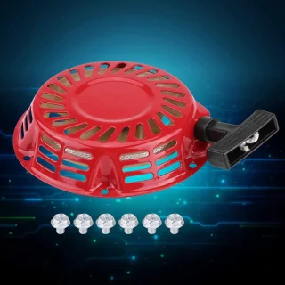 SnelShoppen - Rückstoßstarter voor 2KW 168F Innerator Trekstartset, Rasenmäher Startmechanisme met Rückholfedern, Tuinaccessoire voor Grasmaaier